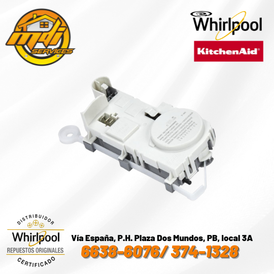 SWITCH DE PUERTA LAVADORA WHIRLPOOL FSP W10443885